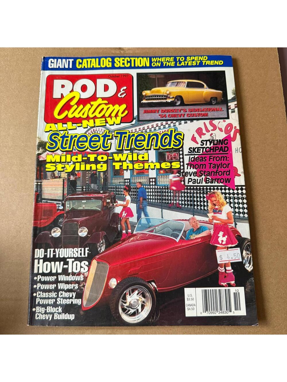 Vintage Hot Rodder Chevy Auto Magazine Custom Rodder B2